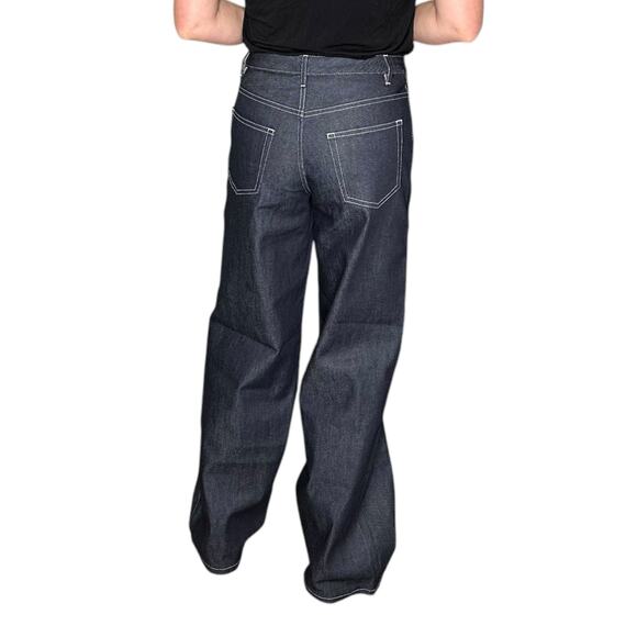 A.P.C. Dark Blue Flare & Wide Leg Jeans - Picture 13 of 13